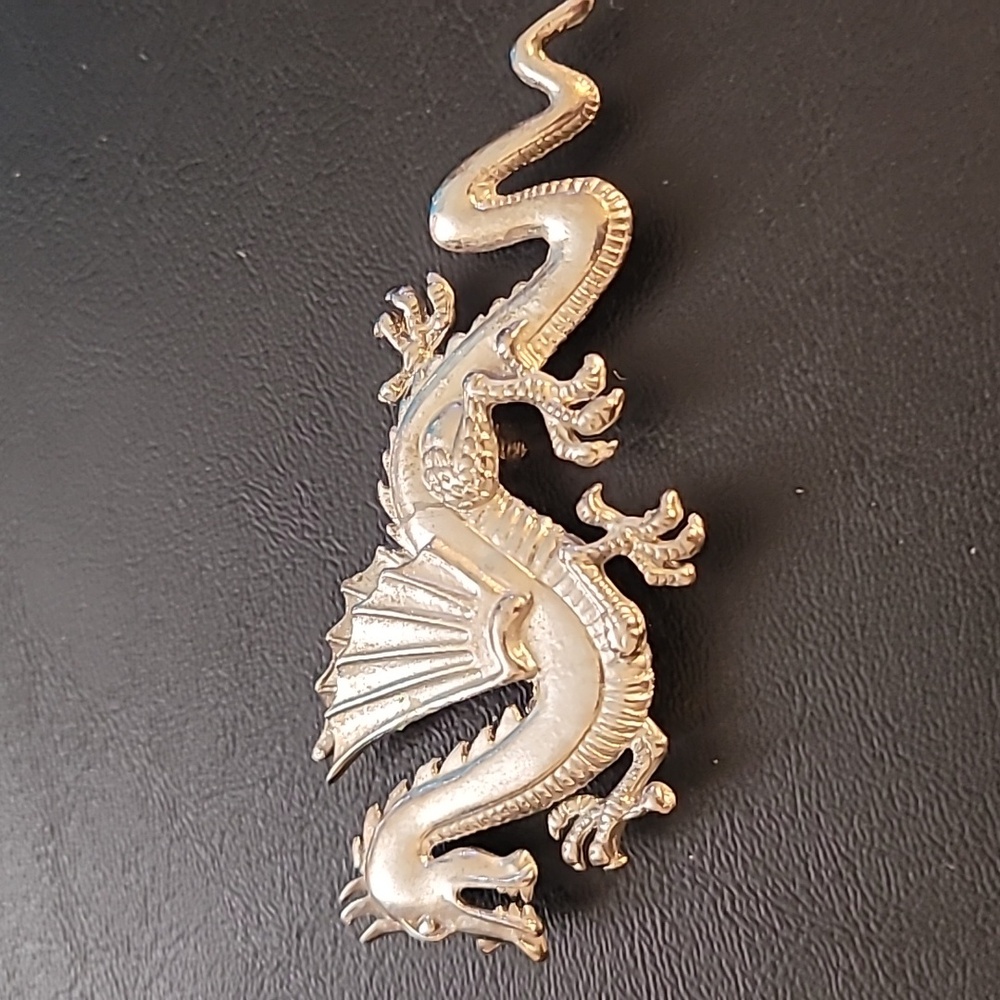 Vintage Mythical Flying Dragon Brooch